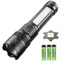 10000LM LED White Laser Built-in Battery Flash Light Emergency Spotlights 5km Most Powerful Led Flashlights Lights A80-5400mah