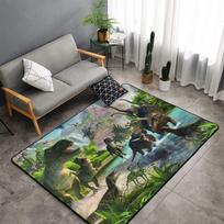Juros periodo dinozaurų svetainės kilimas 3D dinozaurų kilimai Miegamojo kilimas berniukams Vaikų žaidimų kilimėlis Gyvūno rašto kilimas Įėjimo kilimėlis 40x60cm