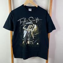 Taylor Swift marškinėliai Viršus Moteriški Vidutinio dydžio Juodi Fearless Tour Koncertas 2009 M