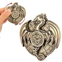Skraidantis drakonas Suktukas Fidget Spinner Retro 3D Metalinis Rankinis Suktukas EDC Suaugusiųjų Fidget Žaislas DND RPG Veiklos Kauliukai Deimpresijos Dovana