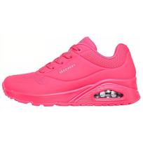 Skechers Uno Barbie Butterfly Trendy Versatile Low-Top Casual Shoes Women sneaker Pink 73667-HTPK 36