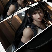 x FINAL FANTASY VII Tifa Lockhart Large Mousepad Xxl Gaming Accessories Office Gamer Keyboard Desk Mat Accessories Mouse Pad 400x800x2mm