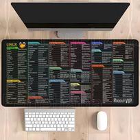 Linux Commands Line Mouse Pad Large Mousepad Shortcuts for Red Hat Ubuntu OpenSUSE Arch Debian Unix Programmer offices Desk Mat 400x800x2mm