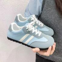 Lake blue Dexun shoes autumn new flat bottom light sports shoes sub ins casual shoes 35 šviesiai mėlyna spalva