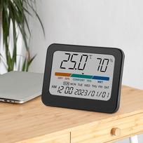 Digital Temperature Humidity Meter Color Large Screen Thermometer Hygrometer Comfort Indicator Max Min Records for Home Indoor China Mainland
