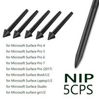5pcs 2H Stylus Nib Replacement Stylus Nib Tip Accessories Capacitive Stylus Tip High Sensitivity for Microsoft Surface Pro 7/6/5 China Mainland
