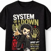 System Of A Down Chop Suey Wake Up Dainos Metalinė Grupė Serj Tankian Unisex Marškinėliai S
