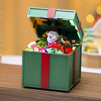 Luminous Christmas Ornaments: Gift Boxes, Bags & Music Box Decorations