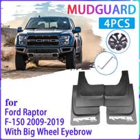 Automobilio purvasaugiai Automobilio purvasaugis Ford Raptor F150 F-150 F 150 2009~ Purvasaugiai Apsaugos nuo purslų Sparno Purvasaugiai Automobilis black