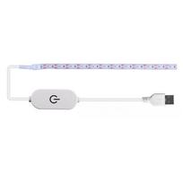 5V USB LED juostos SMD2835 Balta Šilta Po spintelėmis Šviesos juosta TV fono apšvietimas White 30cm 2835strip