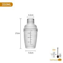700 ml skaidrios dervos purtyklės puodelis pieno arbatai ir kokteiliams white