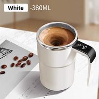 New USB Rechargeable Automatic Magnetic Cup Electric Coffee Milk Self Mixing Mug Home IP67 Waterproof Food Safe 380ML Coffee Mug balta