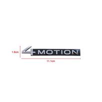 „Car Styling 4Motion 3D“ galinis bagažinės sparnas ABS chromo cinko lydinio emblemos ženklelio lipdukas, skirtas „Volkswagen Tiguan Touareg Tayron“ 4Motion sidabras