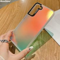 Reflective Matte Case For Samsung S23 S22 S21 Plus Ultra S20 FE A51 A71 A72 A52 A22 A73 A53 A13 A23 A54 A34 A24 A14 Note20 Cover For S23