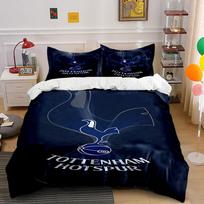 Gaidys, futbolas, Tottenham Hotspur. Patalynės komplektai Antklodžių užvalkalų komplektai Antklodžių užvalkalai Pagalvės užvalkalai(1 * Antklodės užvalkalas 2 * Pagalvių užvalkalai be antklodės įdaro) 135x200cm
