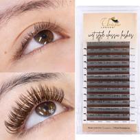 Hot Selling Angel Lashes 5D Spike Fans Premade Wet Set Eyelash Extensions Tray 0.07mm Thick Korean Fiber for Cruelty-Free SMALL TRAY 12 LINES 40 FANS/LINE&8 mm&J juoda