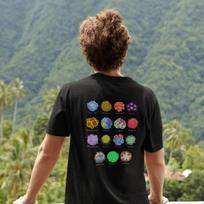 Shirt with 15 Corals on The Back Reef Aquarium Hobby Unisex Cotton T-Shirt Saltwater Fish Corals & Reef Tank Print Tee Tops S įvairiaspalvis