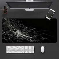 Spider web Mouse Pad Large Computer Office Game Table Mats XXL Rubber Antislip Gaming Keyboard Mouse Pad Long Desk Pad HYBXXC 800x300x2mm