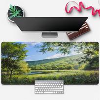 Desk Mat Mouse Pad Large Cloth Surface Non Slip Rubber Base PC Laptop Keyboard Work From Home Setup Gift 400x800x2mm