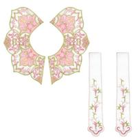 Stylish Chinese Embroidered Shoulder Cover Polyester Fabric Texture Cloth Accessory Suitable for Cloth Enthusiasts