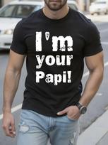 Eddi Guerrero Inspired I'm Your Papi Graphic Tshirt Graph... S įvairiaspalvis