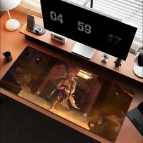 VALORANT Cypher Large Gaming Mouse Pad Computer Mousepad PC Gamer Laptop Mouse Mat Office Mausepad XXL Keyboard Mat Desk Pad 800x400x2mm brown