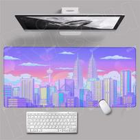 Cute Moon large cool mouse pad laptop nonslip esports office desk mat game player mousepad mini PC desktop accessories 400x800x2mm