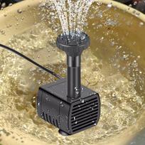 Solar Water Fountain Pump with Nozzles Solar Powered Fountain Water Pump Solar Pond Pump for Bird Bath Ponds Garden Fish Tank China Mainland