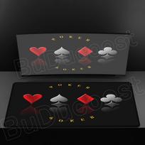 HD Printing Poker Card Mouse Pad Computer XXL MousePad Keyboard Mouse Mat Gamer Nonslip Rubber Office Carpet Dwsk Mats Mousepad 800x300x2mm