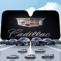 ZTDO1 C-Cadillac Car Car Sun Shade Front Window Sunshade For Most Sedans SUV Blocks Max Uv Rays Keep Your Vehicle Cool