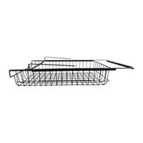 Hanging Pullout Drawer Space Saving Practical Sliding Under Shelf Basket for Office Countertop Laundry Room Wardrobe Under Desk