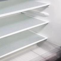 4PCS EVA Refrigerator Liner Mats - Waterproof Anti-Mold for Fridge/Cabinet, Heat Insulated Washable Kitchen Shelf Liners (White,29X44cm) balta