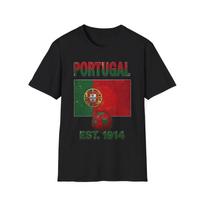 Portugal flag Futebol Football T Shirt | Nations Heritage Collection | Vintage XL