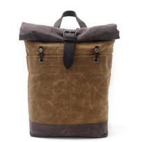 large waterproof backpack travel mens school backpacks vintage Batik canvas rucksack men laptop backpacks for college student chaki