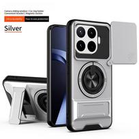 Šarvo dėklas For Xiaomi 17T Pro 5G Dėklas Magnetinis laikiklis Stovas Coque For Xiaomi 17 T Mi 17T Mi17t Xiaomi17T Pro Stumdomas objektyvo dangtelis Xiaomi 17T