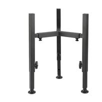 Adjustable Height Dog Bowl Stand Wrought Iron Raised Dog Feeder Bracket  Medium Dogs Single Bowl
