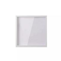 Transparent Postcard Ticket Shadow Box Square Concert Travel Shadow Box Picture Frame for Home Memory Frame Boxes (White,15-15cm) balta