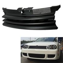 Juodos automobilio grotelės Priekinės variklio dangčio grotelės -VW Volkswagen GOLF 4 MK4 GTI R32 1997-2004 1J0853655G juoda