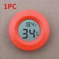 Thermometer Freezer Sauna Thermo-hygrometer Digital Thermometers Liquid Refrigerator Round Detector Mini Portable Number Crystal raudona