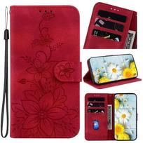 Stand Flip Wallet Case for Xiaomi Poco X8 Pro Max X6 X7 PRO X5 X4 PRO 5G x4 GT X3 X3 NFC X3 GT Leather Protect Cover Poco X8 Pro raudona