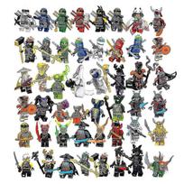 Ninjago 48 mini figūrėlių rinkinys, veiksmo figūrėlės žaislai vaikams, gimtadienio dovanos berniukams, mergaitėms ir suaugusiems kolekcionieriams