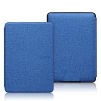 New Folio Auto Wake/Sleep Protective Shell Smart Case PU Leather Magnetic Cover For Kindle Paperwhite 1 2 3 mėlyna