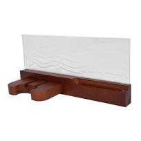 Light Up Guitar Stand Wall Mount Solid Wood Guitar Hanger with Pick Holder for Acoustic Electric