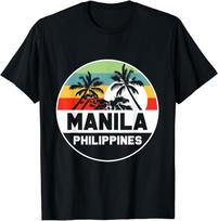 NAUJAS RIBOTO LEIDIMO Manila Filipinietiškos Pinoy Dovanos Filipinai Marškinėliai Unisex Marškinėliai XXXL