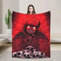 The Binding of Isaac Plush Blanket Kids  Flannel Throw Blanket For Bedroom Soft Custom Quality Bedspread Gift 75x90cm