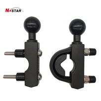 360 Rotate Phone Holder Mount 1 Inch Tubing U Bolt Ball Base Car Headrest Cellphone Rail Handlebar Mount Bracket for gopro