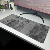 Pc Gamer Mousepad Great Wave Keyboard Big Gaming Mouse Pad White Kawaii Mat Rubber Accessories Computer Laptop Setup Desk Mat 800x300x3mm
