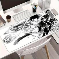 Blue Lock Themed Gaming Mouse Pad NonSlip Rubber Base Washable Surface Large Desk Mat for PC Gamers  Computer Desk Decor 300x800x2mm