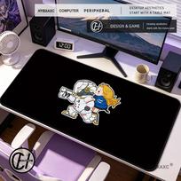 HYBXAXC Black Popular Game Characters Android Girls Diana Hugh Williams Cute Chibi Mousepad Keyboard Pad Gaming Mouse Pad 800x400x2mm