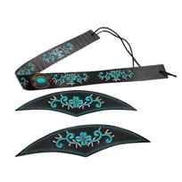 Ethnic Western Hat Belts for DIY Cowboy Hat Embroidery Floral Decoration for Straw and Fedoras Hats Replacement